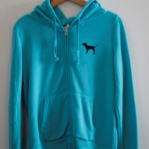 Victorias Secret LOVE PINK Zip Up Jacket Hooded